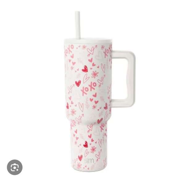 Simple Modern 40oz Love Doodles Straw Tumbler NEW WITH TAG - Picture 3 of 3